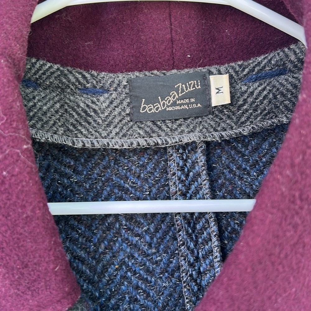 Multicolor Patchwork Jacket With Gold Buttons Baa… - image 6